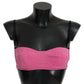 John Galliano Elegant Pink Cotton Blend Bra