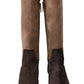 Dolce & Gabbana Chic Leather Knee-High Boots in Brown