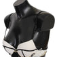 Just Cavalli Elegant White Push-Up Bra With Logo Details