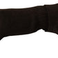 Costume National Elegant Brown Knitted Gloves