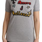 Dolce & Gabbana Sequined Motive Cotton Tee