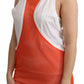 Dsquared² Elegant Sleeveless Cotton Tank in Orange