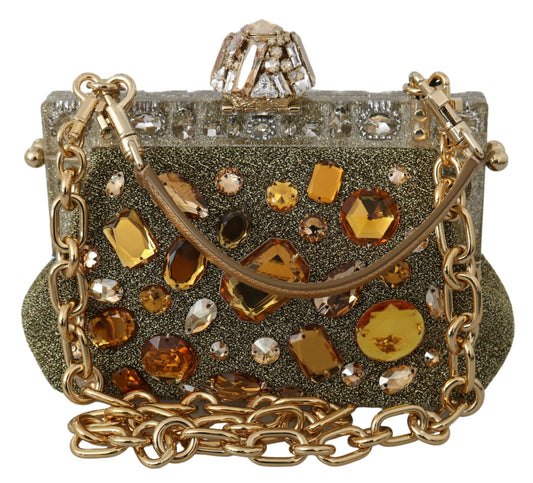 Dolce & Gabbana Glamorous Evening Crystal Clutch Bag