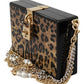 Dolce & Gabbana Elegant Leopard Box Shoulder Bag