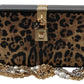 Dolce & Gabbana Elegant Leopard Box Shoulder Bag