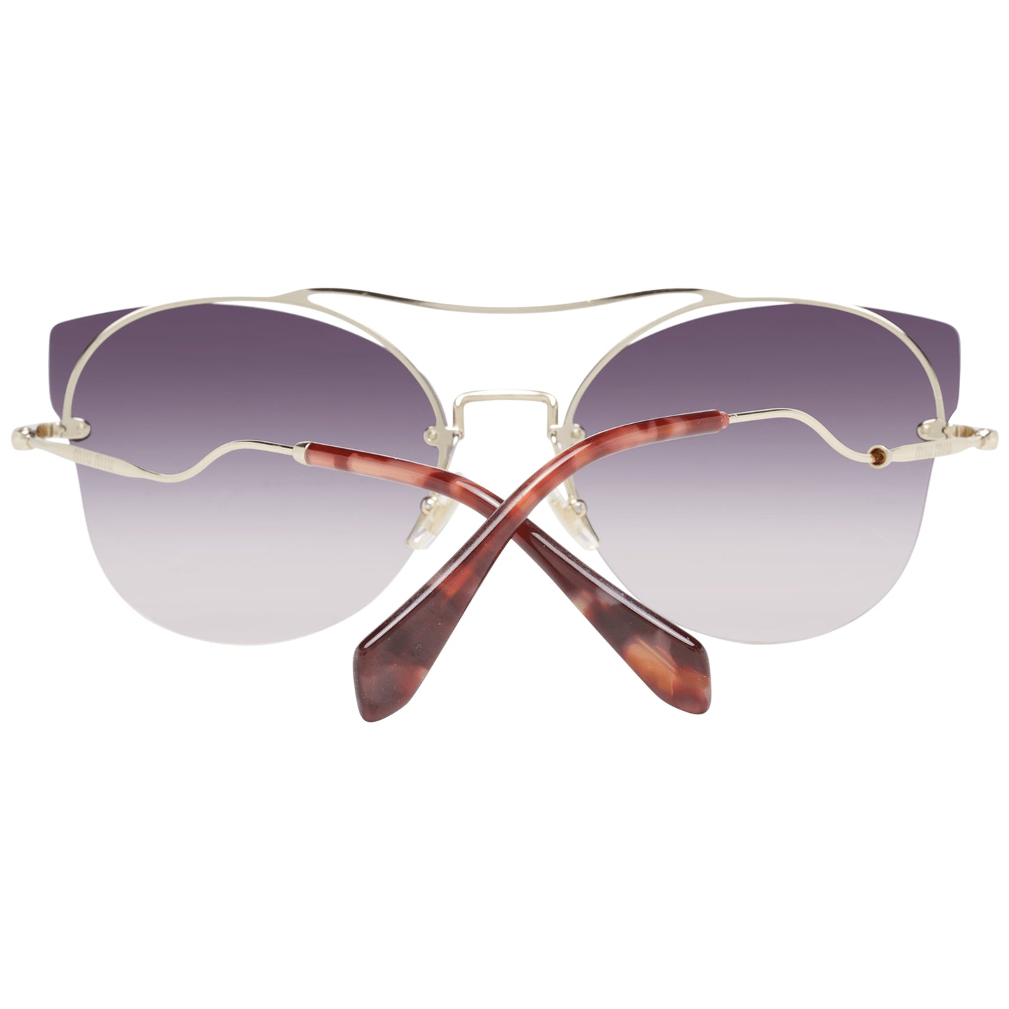 Miu Miu Gold Women Sunglasses