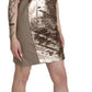 Liu Jo Glamorous V-Neck Sleeveless Sequin Mini Dress