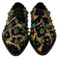 Dolce & Gabbana Elegant Giraffe Pattern Dress Shoes