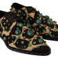 Dolce & Gabbana Elegant Giraffe Pattern Dress Shoes