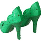 Dolce & Gabbana Enchanting Crystal Cinderella Pumps in Lush Green