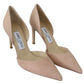 Jimmy Choo Elegant Powder Pink Suede Pumps