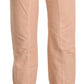 Ermanno Scervino Chic Beige Cropped Cotton Pants