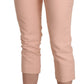 Ermanno Scervino Chic Pink Skinny Capri Pants