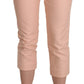 Ermanno Scervino Chic Pink Skinny Capri Pants