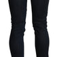 Acht Sleek Black Washed Skinny Jeans