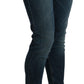 Acht Sleek Low Waist Skinny Denim - Blue Washed