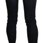 Acht Chic Low Waist Skinny Black Jeans