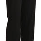 BENCIVENGA Chic Mid-Waist Straight Cotton Pants