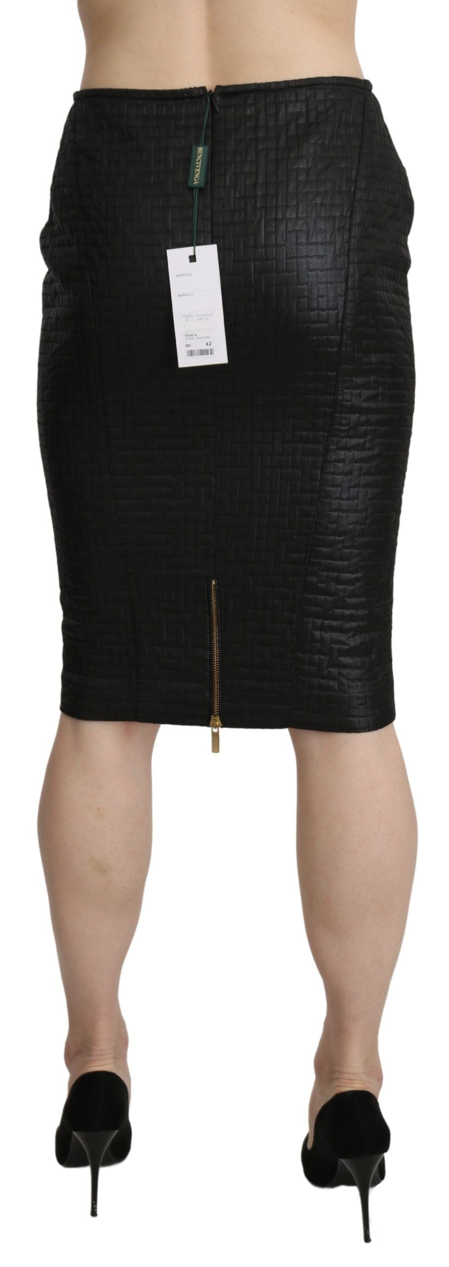 GF Ferre Elegant Patterned Pencil Skirt