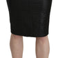 GF Ferre Elegant Patterned Pencil Skirt