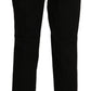 BENCIVENGA Elegant High Waist Straight Black Pants