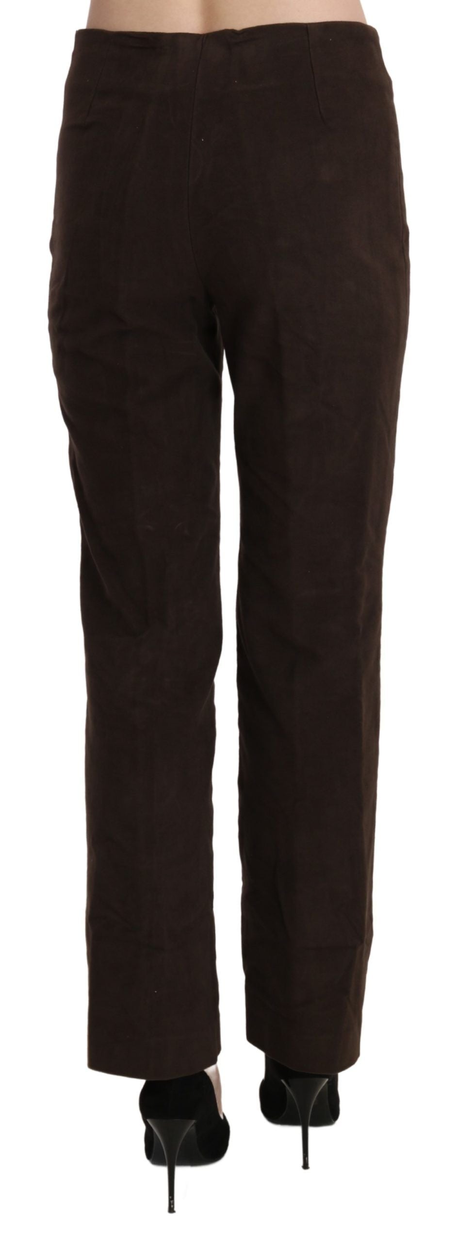 BENCIVENGA Elegant High Waist Suede Pants