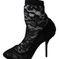 Dolce & Gabbana Elegant Black Lace High Heel Pumps