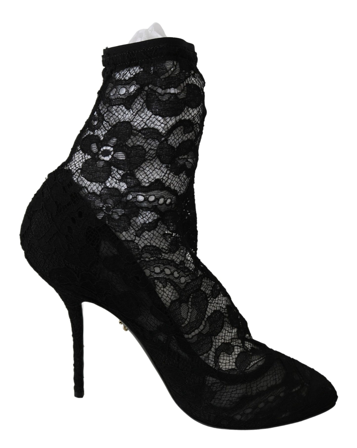 Dolce & Gabbana Elegant Black Lace High Heel Pumps