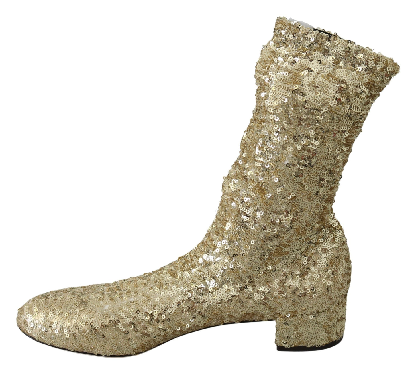 Dolce & Gabbana Golden Elegance Ankle Boots