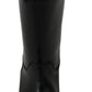 Dolce & Gabbana Elegant Black Leather Flat Boots