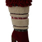 Dolce & Gabbana Chic Multicolor Shearling High Heel Boots