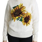 Dolce & Gabbana Elegant Knitted Sunflower Sweater