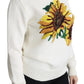 Dolce & Gabbana Elegant Knitted Sunflower Sweater