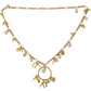 Dolce & Gabbana Gold-Tone Crystal Charm Necklace