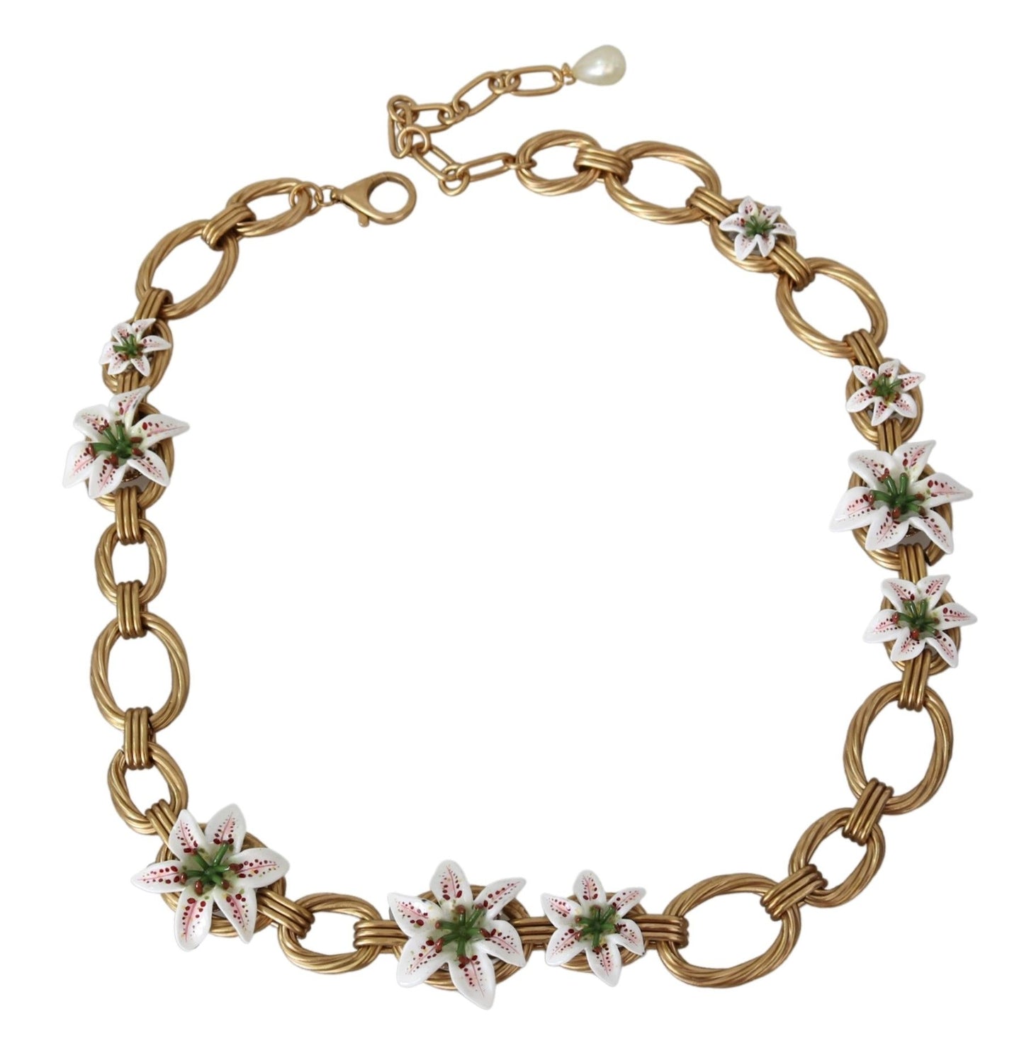 Dolce & Gabbana Exquisite Gold Sicily Statement Necklace