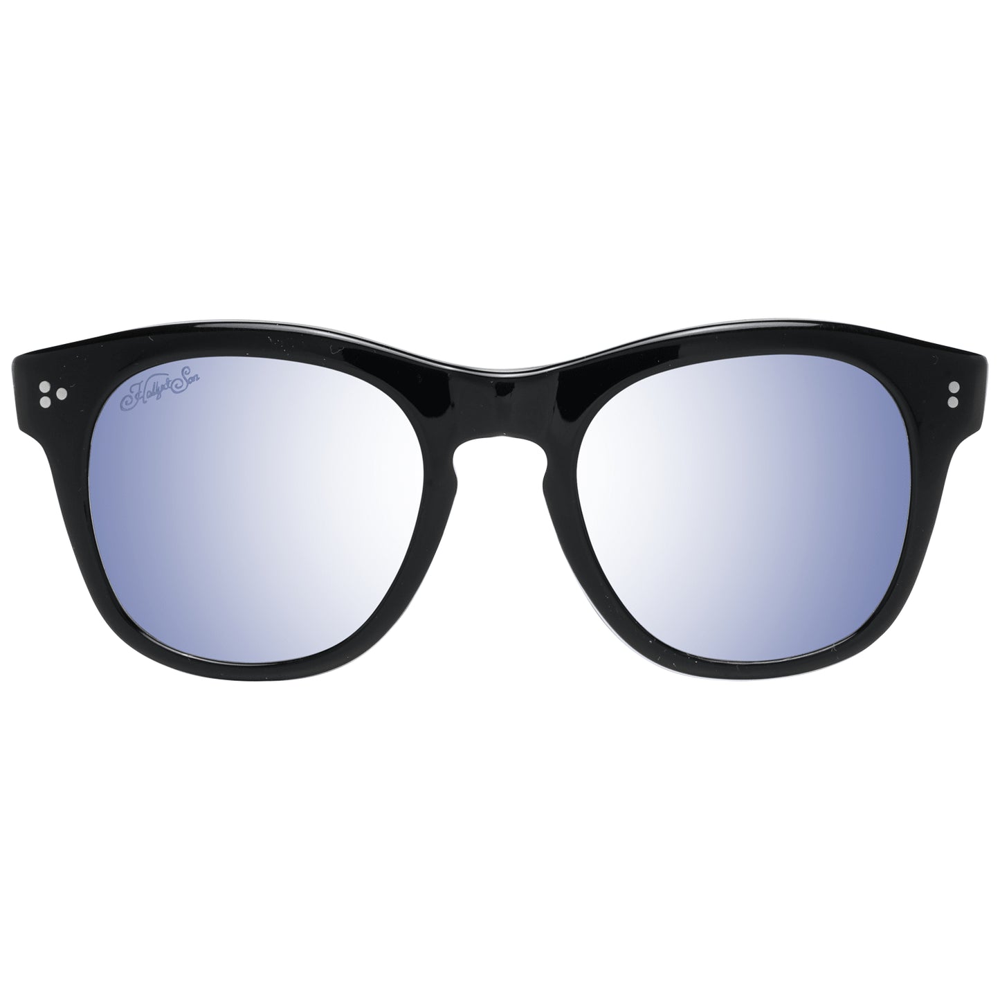 Hally & Son Black Unisex Sunglasses