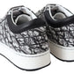 Jimmy Choo Glittering Slip-On Sneakers - Silver and Black