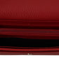 Gucci Elegant Red Leather Wallet with Iconic Interlock