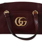 Gucci Elegant Red Calf Leather Top Handle Bag