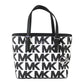 Michael Kors Jet Set Small XS Optic White Multi Carryall Convertible Tote Bag