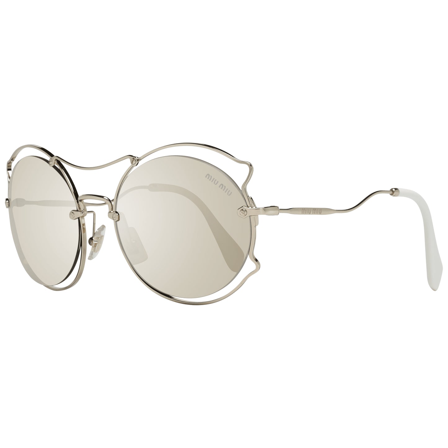 Miu Miu Gold Women Sunglasses