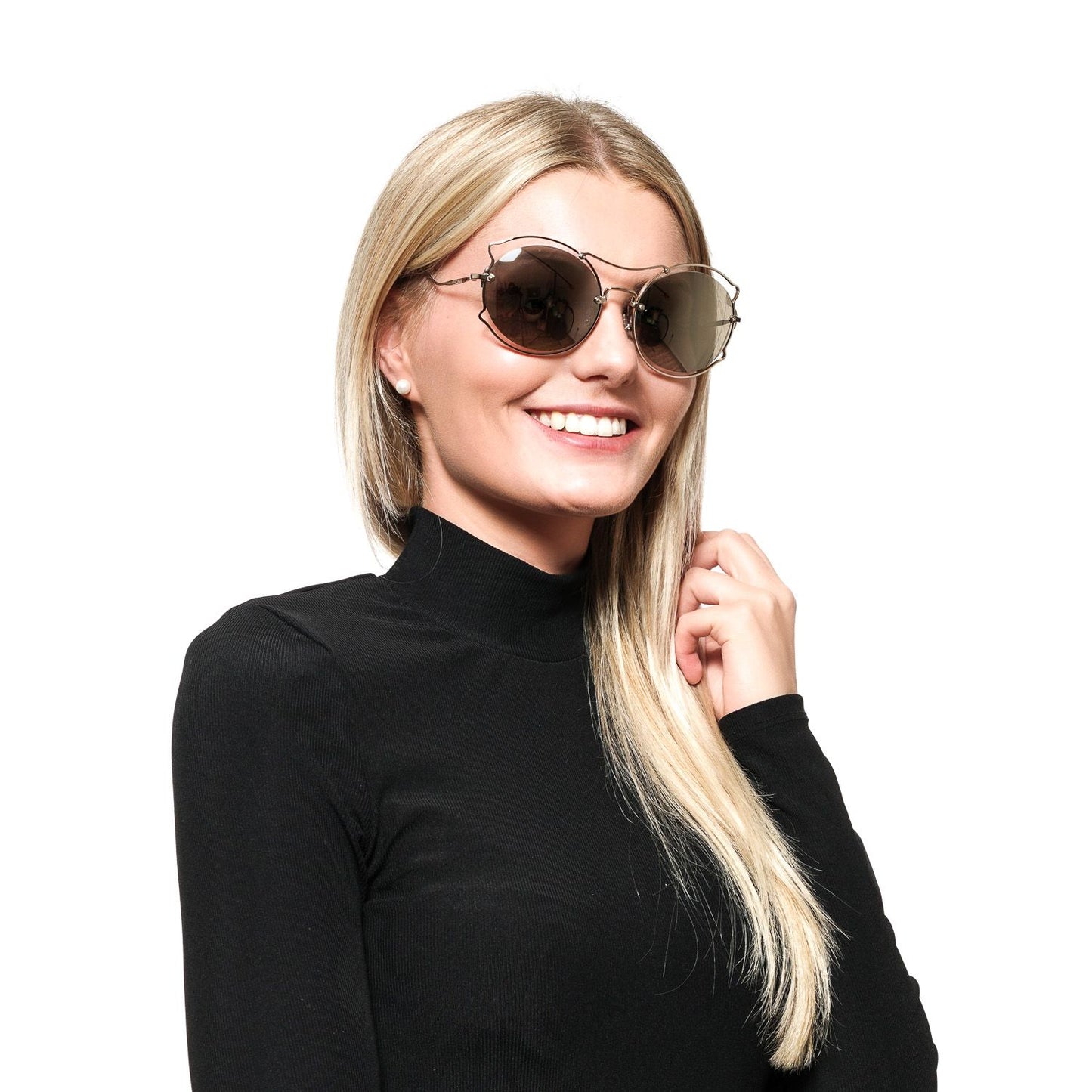 Miu Miu Gold Women Sunglasses