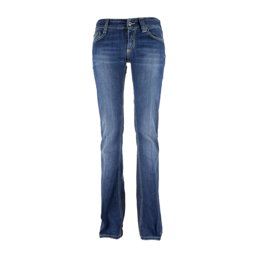 Dondup Blue Cotton Woman Jean