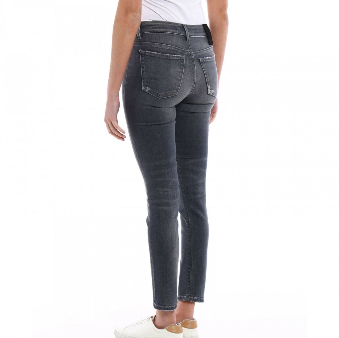 Dondup Chic Gray Skinny Fit Denim Marvel