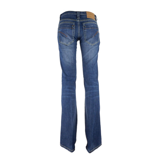 Dondup Blue Cotton Woman Jean