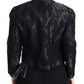 Dolce & Gabbana Embroidered Silk Blend Foliage Jacket