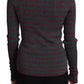 Dolce & Gabbana Elegant Maroon Crewneck Sweater