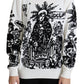 Dolce & Gabbana Embroidered Graffiti Pullover in Virgin Wool