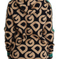 Dolce & Gabbana Multicolor Virgin Wool Hooded Sweater