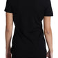 Dolce & Gabbana Elegant Black Wool Round Neck T-Shirt